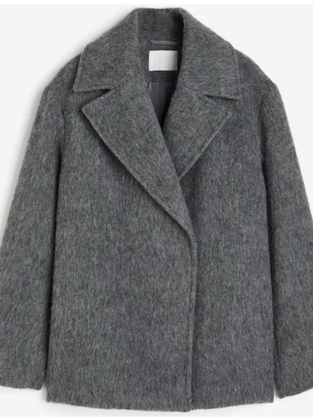 H & M WOOL-BLEND DOUBLE-BREASTED JACKET